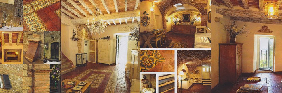 Our terracotta floors in an Italian magazine